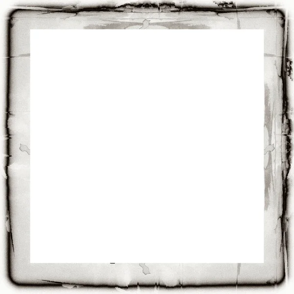 Гранж Подряпана Рамка Акварельній Текстурі Чорно Біла Копіювати Простір Посередині — стокове фото