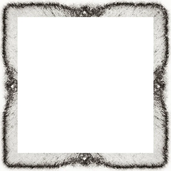 Grunge Frame Black White Texture Copy Space Middle Image Advertisement — Stock Photo, Image