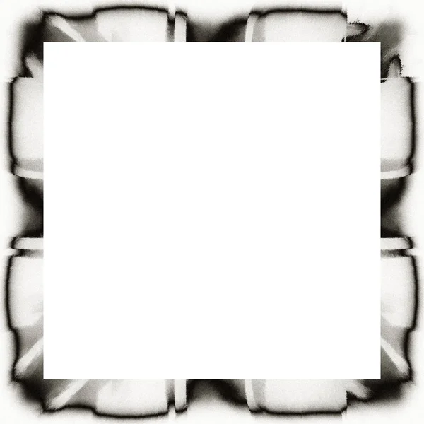Kirli Grunge Suluboya Dokusu Siyah Beyaz Duvar Çerçevesi Resim Veya — Stok fotoğraf