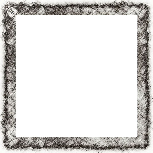 Grunge Frame Met Kras Aquareleffecten Met Zwart Wit Textuur Kopieer — Stockfoto