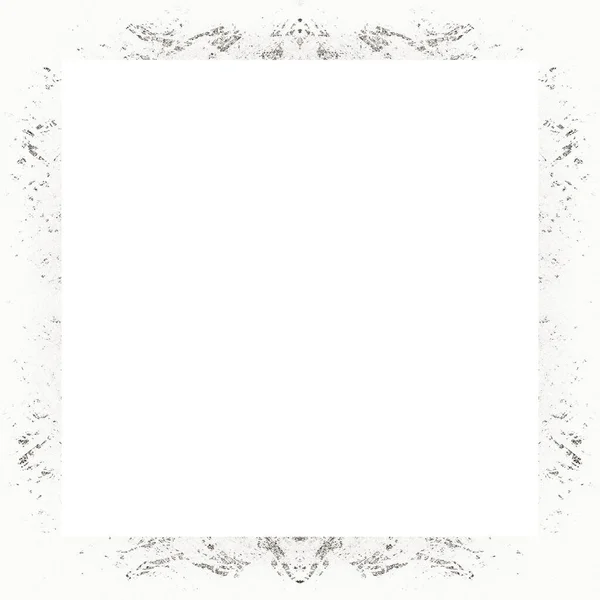 Marco Grunge Textura Blanco Negro Copie Espacio Medio Para Texto — Foto de Stock