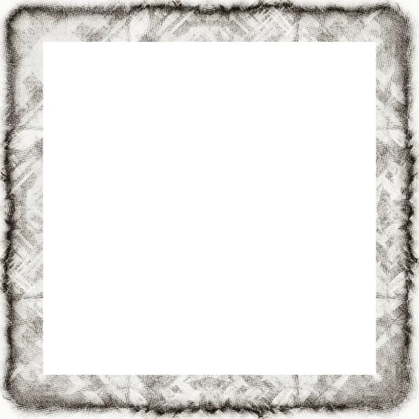 Grunge Frame Scratch Watercolor Effects Black White Texture Copy Space — Stock Photo, Image