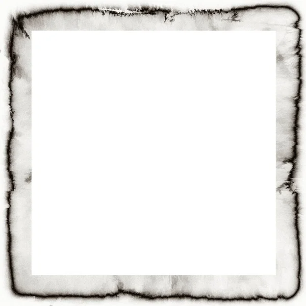 Гранд Акварельна Текстура Чорно Біла Настінна Рамка Порожній Простір Посередині — стокове фото