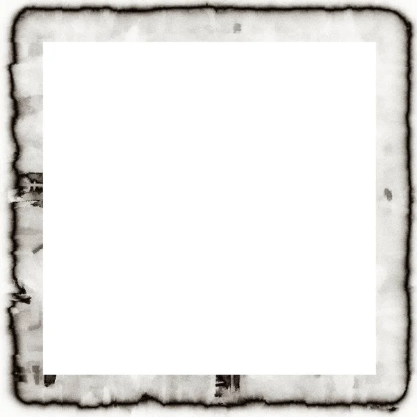 Kirli Grunge Suluboya Dokusu Siyah Beyaz Duvar Çerçevesi Resim Veya — Stok fotoğraf