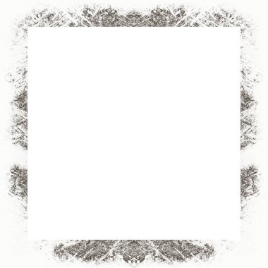 Grunge çerçeve, siyah beyaz dokular. Görüntü ya da reklam metni için alanı ortaya kopyala.   
