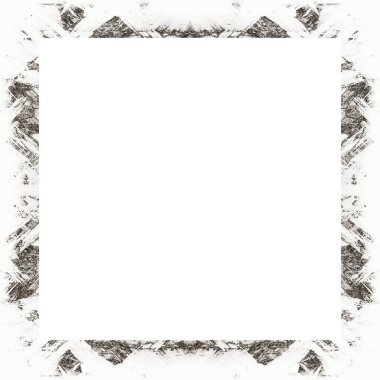 Grunge çerçeve, siyah beyaz dokular. Görüntü ya da reklam metni için alanı ortaya kopyala.   