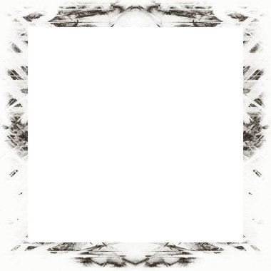 Grunge çerçeve, siyah beyaz dokular. Görüntü ya da reklam metni için alanı ortaya kopyala.   