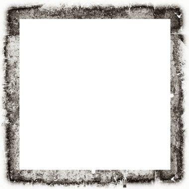 Grunge, suluboya desenli siyah beyaz duvar iskeletini çizmiş. Resim veya reklam metni için ortadaki alanı kopyala.   