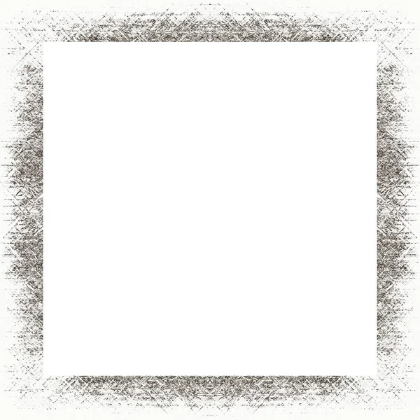 Grunge Frame Black White Texture Copy Space Middle Image Advertisement — Stock Photo, Image