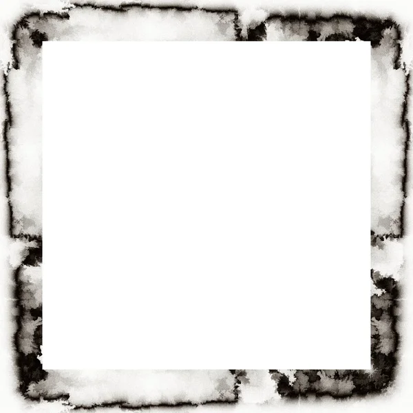 Marco Grunge Textura Blanco Negro Copie Espacio Medio Para Texto —  Fotos de Stock