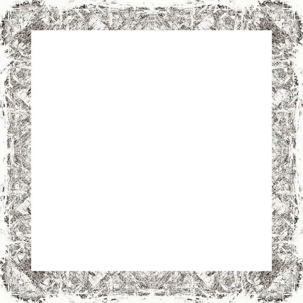 Grunge Frame Met Kras Aquareleffecten Met Zwart Wit Textuur Kopieer — Stockfoto