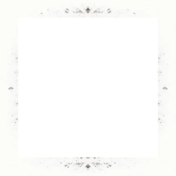 Marco Grunge Textura Blanco Negro Copie Espacio Medio Para Texto — Foto de Stock