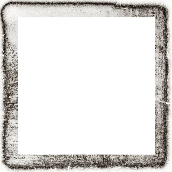 Grunge Arranhou Textura Aquarela Quadro Parede Preto Branco Copiar Espaço — Fotografia de Stock