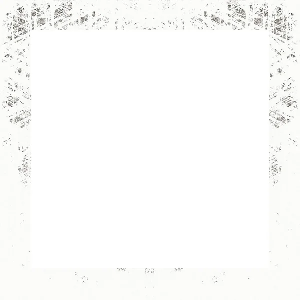 Grunge Frame Black White Texture Copy Space Middle Image Advertisement — Stock Photo, Image