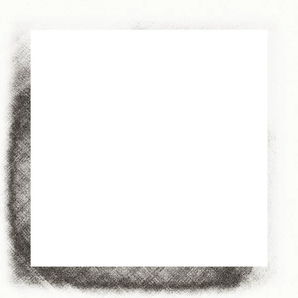 Rama Grunge Efektami Zarysowania Akwareli Czarno Białej Fakturze Kopiuj Miejsce — Zdjęcie stockowe