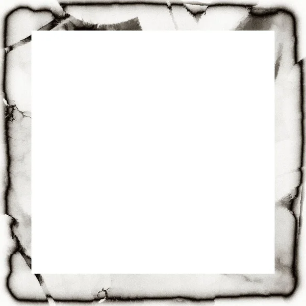 Grunge Frame Black White Texture Copy Space Middle Image Advertisement — Stock Photo, Image