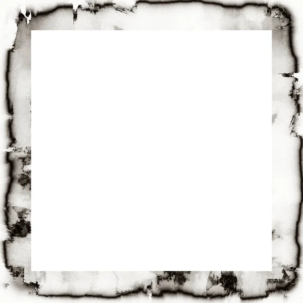 Grunge Frame Black White Texture Copy Space Middle Image Advertisement — Stock Photo, Image