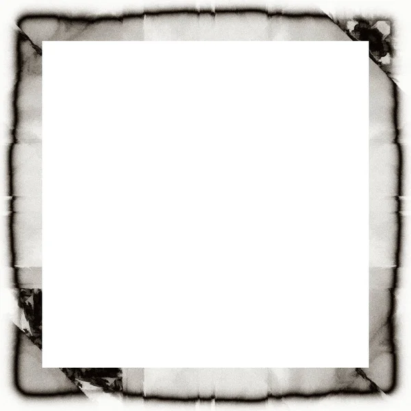 Nepořádek Grunge Kapající Akvarel Textury Černé Bílé Stěny Rám Prázdné — Stock fotografie