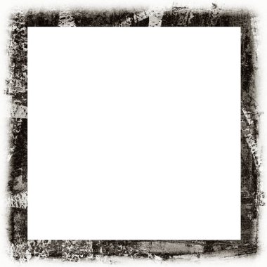 Grunge, suluboya desenli siyah beyaz duvar iskeletini çizmiş. Büyücü veya reklam metni için ortadaki alanı kopyala.   