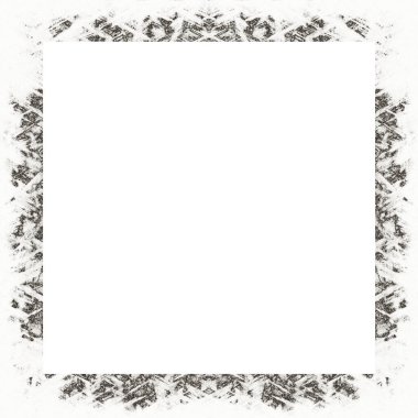 Grunge çerçeve, siyah beyaz dokular. Görüntü ya da reklam metni için alanı ortaya kopyala.   