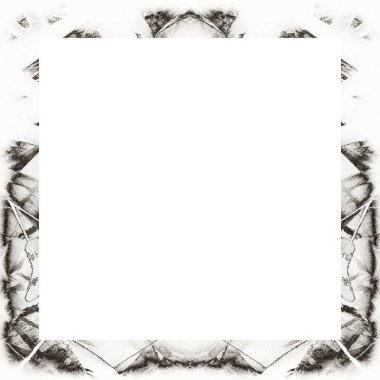 Grunge çerçeve, siyah beyaz dokular. Görüntü ya da reklam metni için alanı ortaya kopyala.   