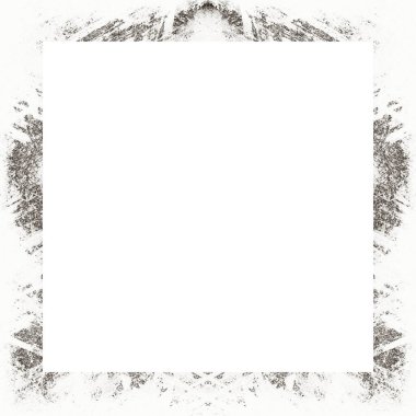 Grunge çerçeve, siyah beyaz dokular. Görüntü ya da reklam metni için alanı ortaya kopyala.   