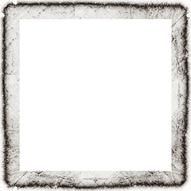 Çizik ve suluboya efektlerle siyah beyaz desenli Grunge çerçeve. Resim veya reklam metni için ortadaki alanı kopyala.   