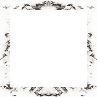Grunge çerçeve, siyah beyaz dokular. Görüntü ya da reklam metni için alanı ortaya kopyala.   