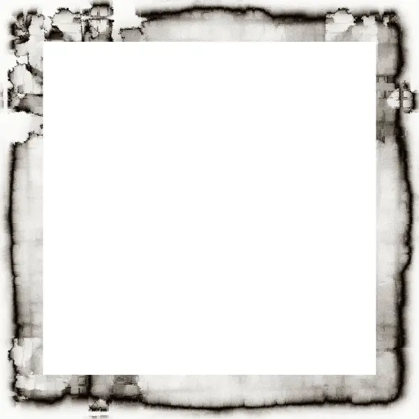 Grunge Frame Black White Texture Copy Space Middle Image Advertisement — Stock Photo, Image