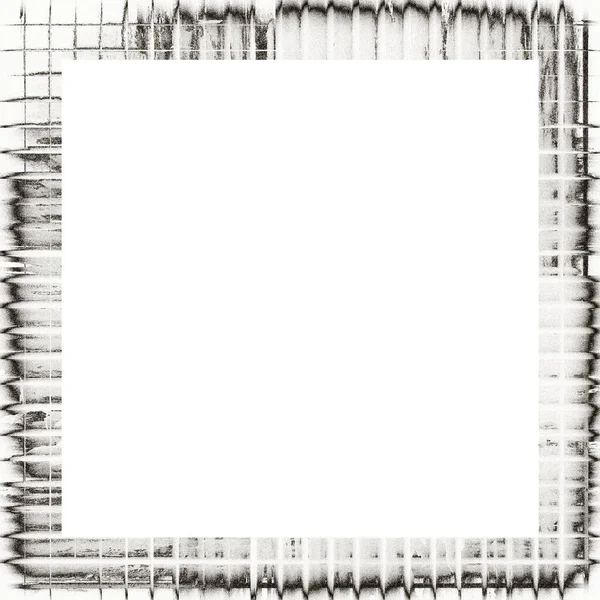 Grunge Frame Black White Texture Copy Space Middle Image Advertisement — Stock Photo, Image