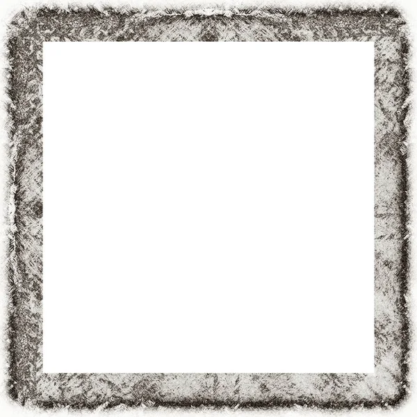 Grunge Frame Met Kras Aquareleffecten Met Zwart Wit Textuur Kopieer — Stockfoto