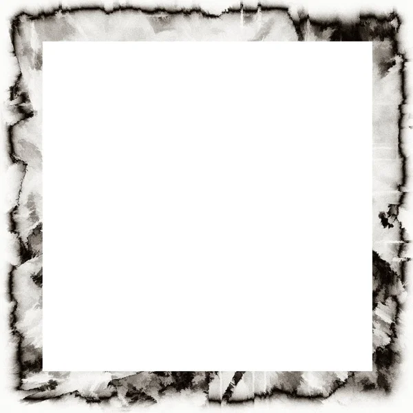 Grunge Gocciolante Texture Acquerello Cornice Murale Bianco Nero Con Spazio — Foto Stock