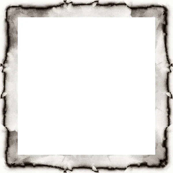 Grunge Frame Black White Texture Copy Space Middle Image Advertisement — Stock Photo, Image