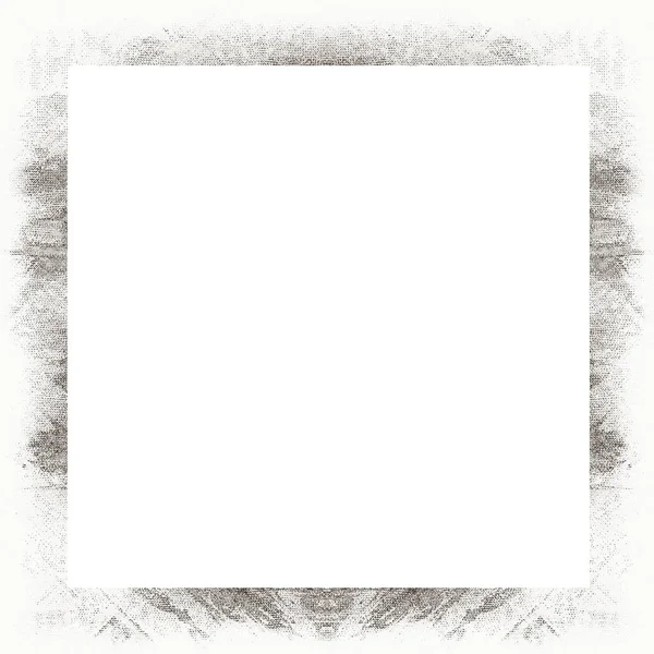 Grunge Frame Black White Texture Copy Space Middle Image Advertisement — Stock Photo, Image