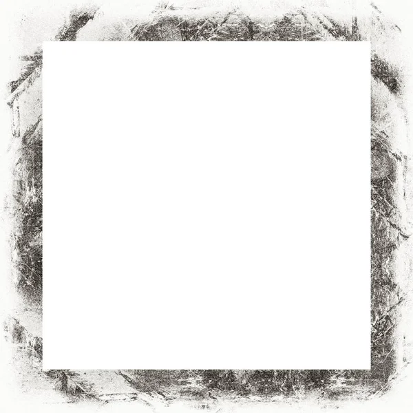 Grunge Rám Efekty Poškrábání Akvarelu Černobílou Texturou Kopírovat Mezeru Uprostřed — Stock fotografie