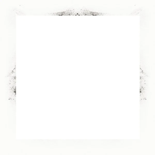 Grunge Frame Black White Texture Copy Space Middle Image Advertisement — Stock Photo, Image