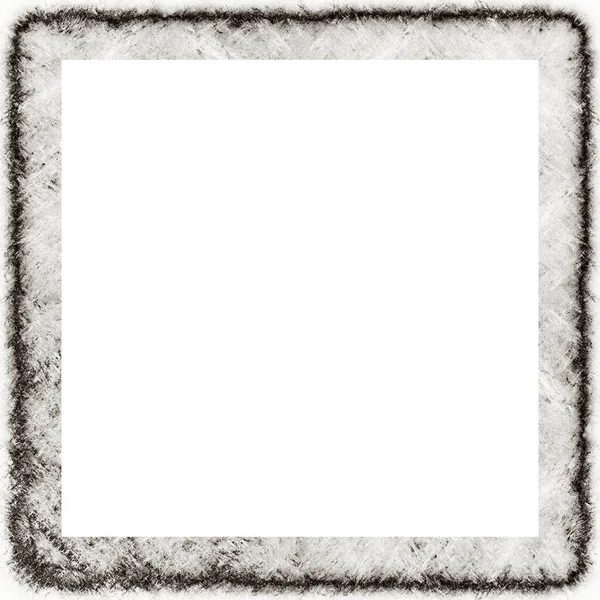 Grunge Frame Black White Texture Copy Space Middle Image Advertisement — Stock Photo, Image