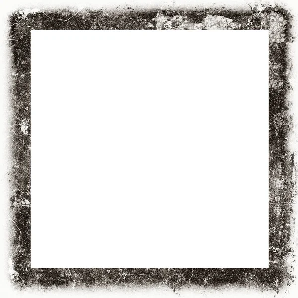 Grunge Poškrábaný Akvarel Textury Černé Bílé Stěny Rám Kopírovat Mezeru — Stock fotografie
