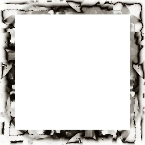 Grunge Suluboya Desenli Siyah Beyaz Duvar Iskeletini Çizmiş Resim Veya — Stok fotoğraf