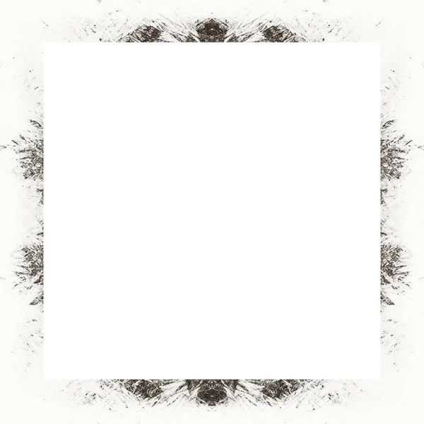 Telaio Grunge Struttura Bianco Nero Copia Spazio Nel Mezzo Testo — Foto Stock