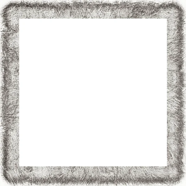 Grunge Frame Black White Texture Copy Space Middle Image Advertisement — Stock Photo, Image