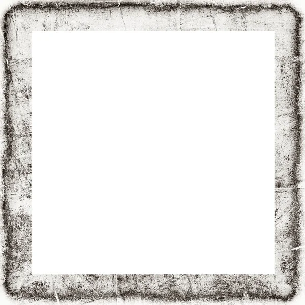 Grunge Porysowane Akwarela Tekstury Czarno Białe Ściany Ramki Przestrzeń Kopiowania — Zdjęcie stockowe