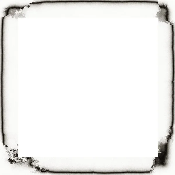 Grunge Akvarell Konsistens Svart Och Vit Vägg Ram Tomrum Mitten — Stockfoto
