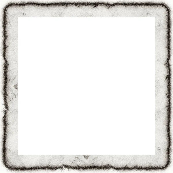 Grunge Frame Black White Texture Copy Space Middle Image Advertisement — Stock Photo, Image