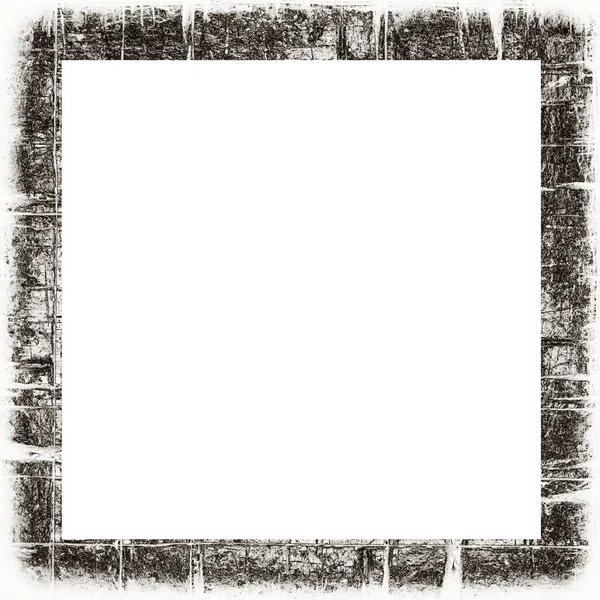 Grunge, suluboya desenli siyah beyaz duvar iskeletini çizmiş. Resim veya reklam metni için ortadaki alanı kopyala.   