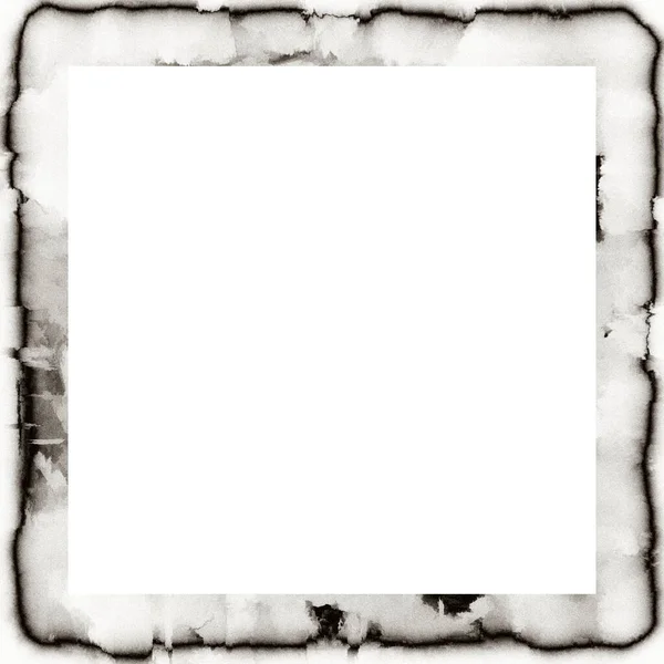 Cadre Grunge Texture Noire Blanche Espace Copie Milieu Pour Image — Photo