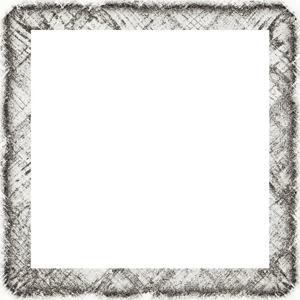 Grunge Frame Black White Texture Copy Space Middle Image Advertisement — Stock Photo, Image