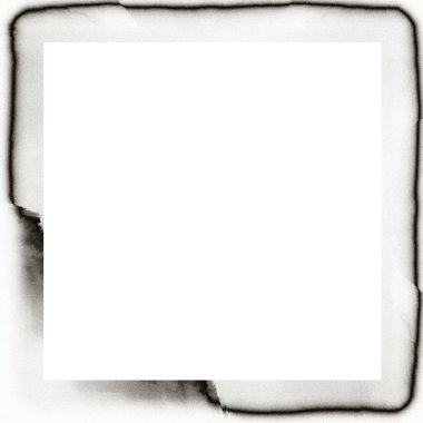 Eski grunge suluboya dokusu siyah ve beyaz duvar çerçevesi ortasında resim veya metin için boş alan.  