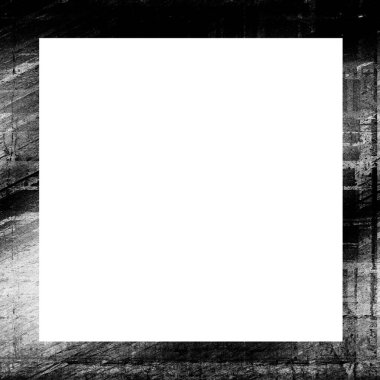 Çatlak desenli eski grunge yıpranmış duvar iskeleti. Resim veya metin için ortadaki boşluk. 