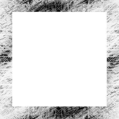 Çatlak desenli eski grunge yıpranmış duvar iskeleti. Resim veya metin için ortadaki boşluk. 